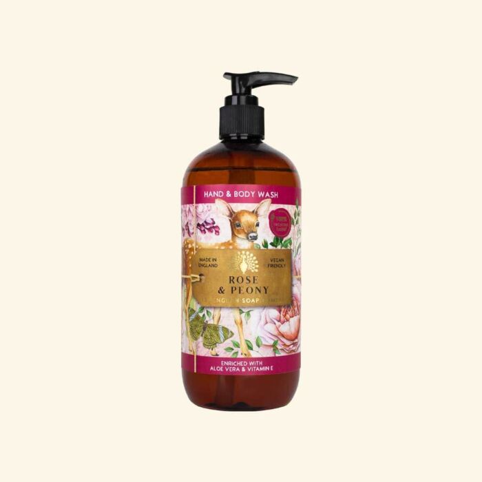 The English Soap Company Anniversary Rose and Peony Hand and Body Wash